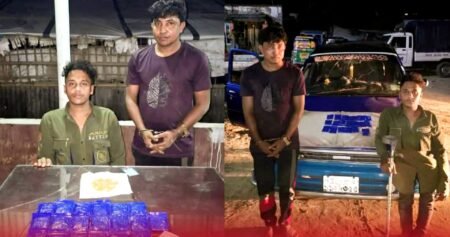 কক্সবাজারে ইয়াবাসহ দুই পাচারকারী আটক, সেনাবাহিনীর অভিযান