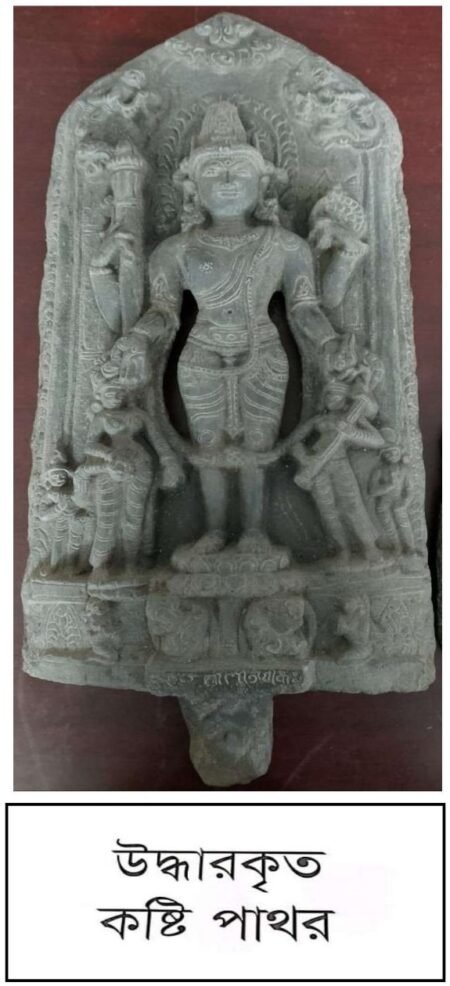 র্যাব-১২ এর অভিযানে দুই জেলায় কষ্টি পাথরের দুই মূল্যবান বিষ্ণু মূর্তি জব্দ