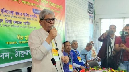 মুক্তিযুদ্ধটাকে ভুলিয়ে দেবার, এটা আমাদের প্রতিহত করতে হবে নির্বাচন পেছালে দেশের সর্বনাশ মির্জা ফখরুল ইসলাম আলমগীর