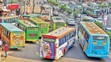 ১ আগস্ট থেকে গণপরিবহনে জিপিএস বাধ্যতামূলক করার উদ্যোগ