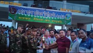 রুদ্ধশ্বাস ফাইনালে টাইব্রেকারে জোন কাপের শিরোপা বোয়ালখালী ইউনিয়ন একাদশের
