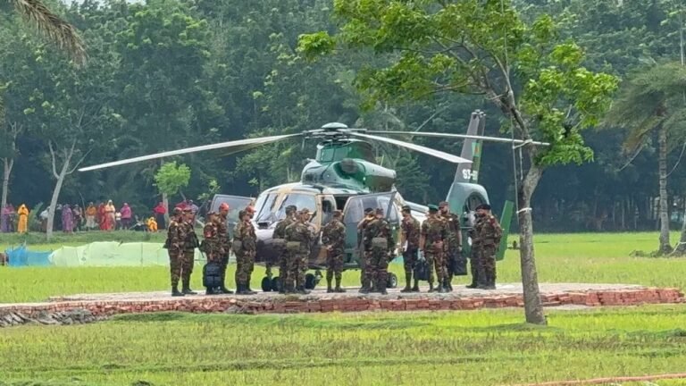 মহড়ার মাঠে সেনাপ্রধান, কালীগঞ্জে বাড়ছে সামরিক তৎপরতা
