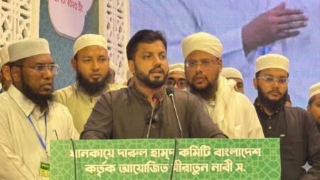 আলেম-ওলামাদের পাখির মতো গুলি করে হত্যা করা হয়েছিল’সীরাতুন নবী সম্মেলনে ইশরাক হোসেন