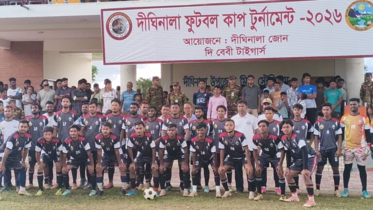 দীঘিনালায় জোন কাপ ফুটবলে লংগদুর চ্যাম্পিয়ন