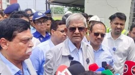 রূপগঞ্জে পানি শোধনাগার প্রকল্প চালু হলে ঢাকায় মিলবে প্রতিদিন ৫০ কোটি লিটার পানি: মির্জা ফখরুল